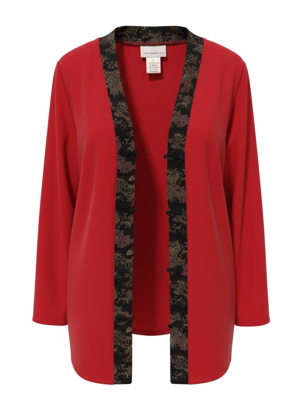 Susan Graver Open‎ Front Jacket – Size Medium